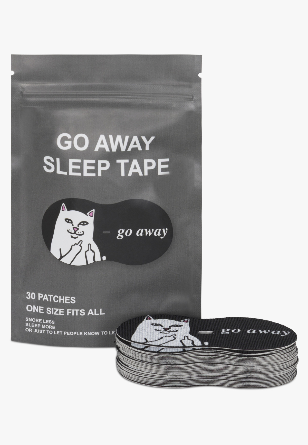 RIPNDIP Go Away Sleep Tape Black