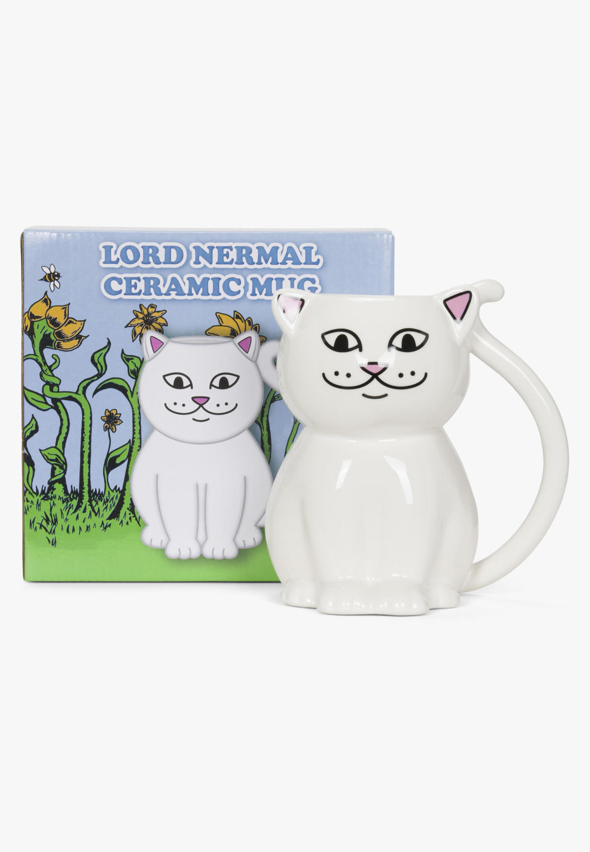 RIPNDIP Lord Nermal Ceramic Mug White