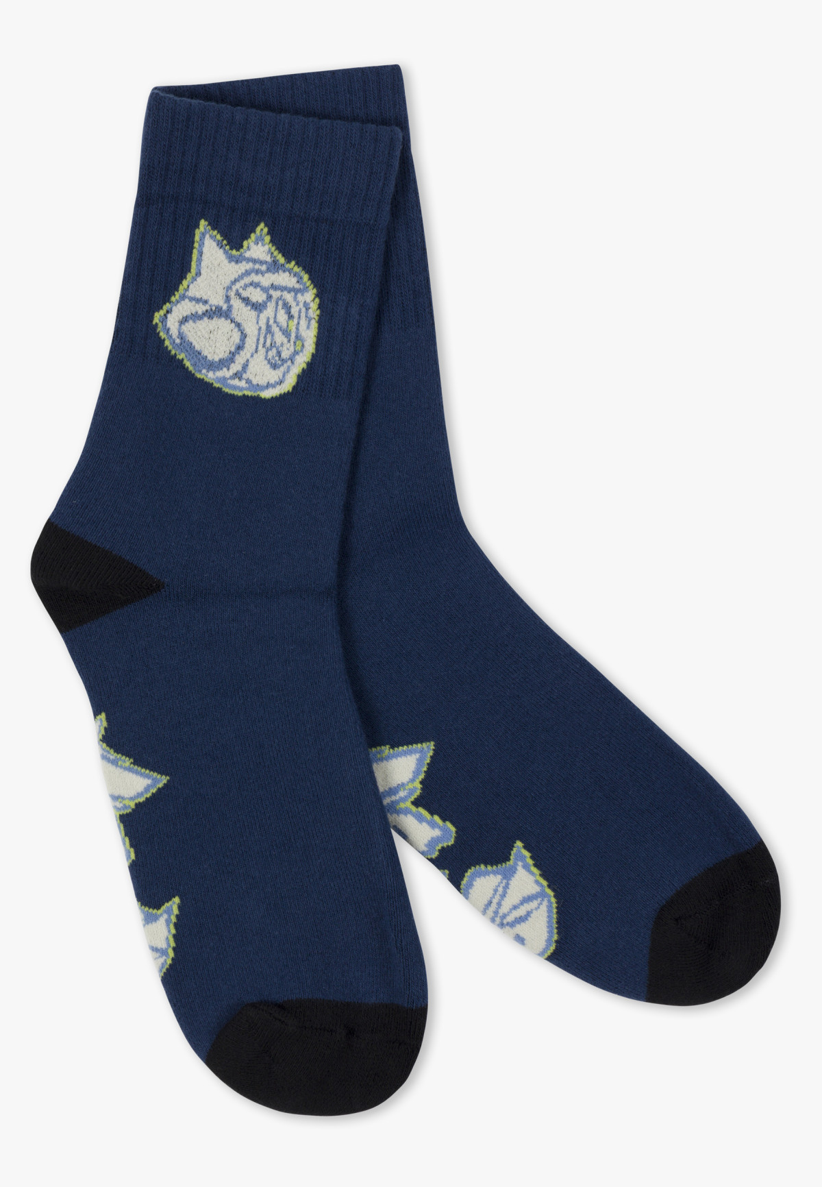 RIPNDIP Cyclone Mid Socks Navy