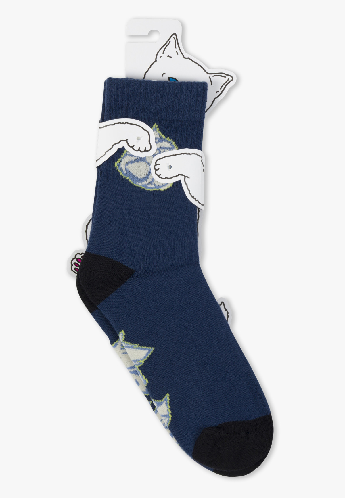 RIPNDIP Cyclone Mid Socks Navy