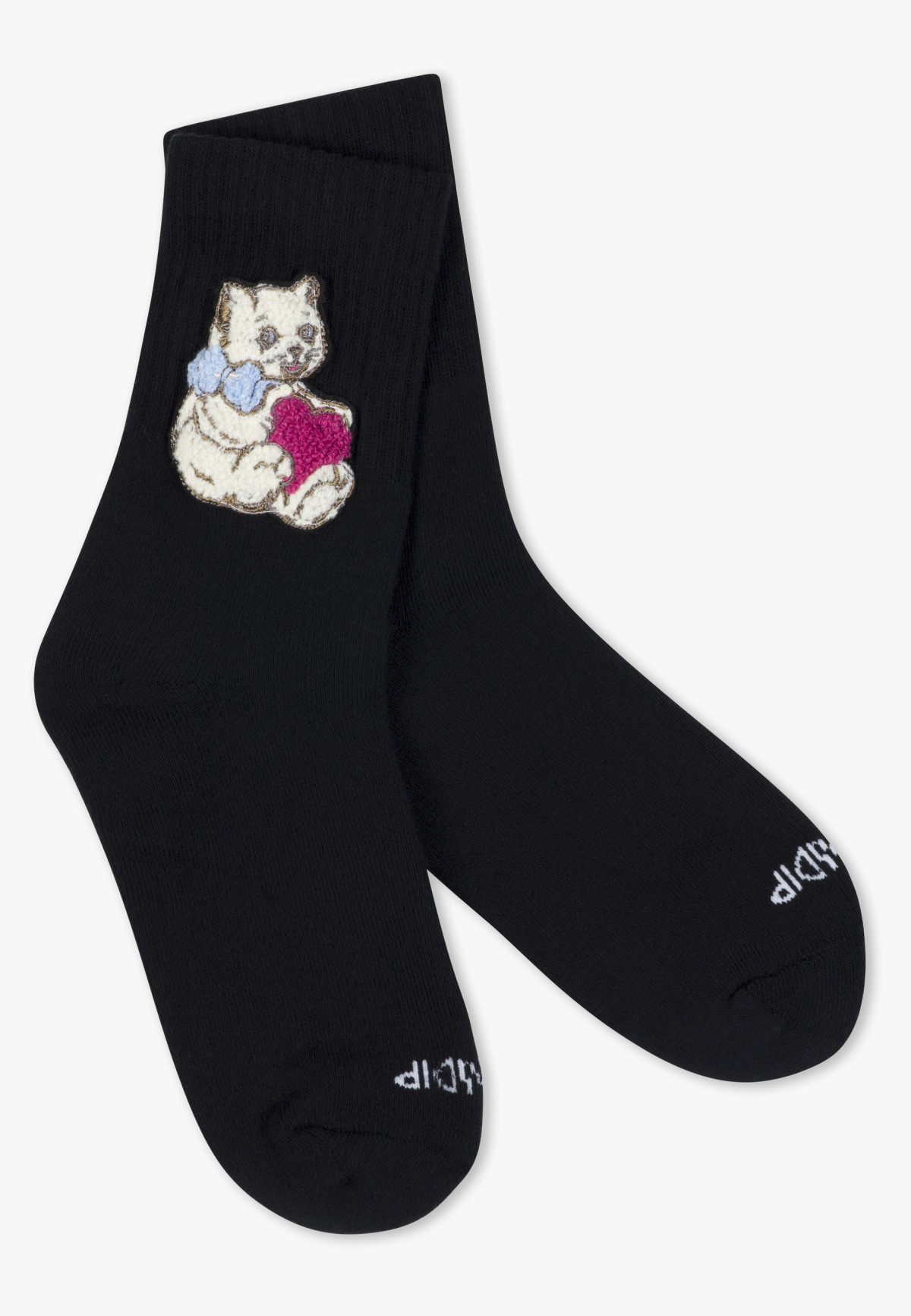 RIPNDIP I Love Cats Mid Socks Black