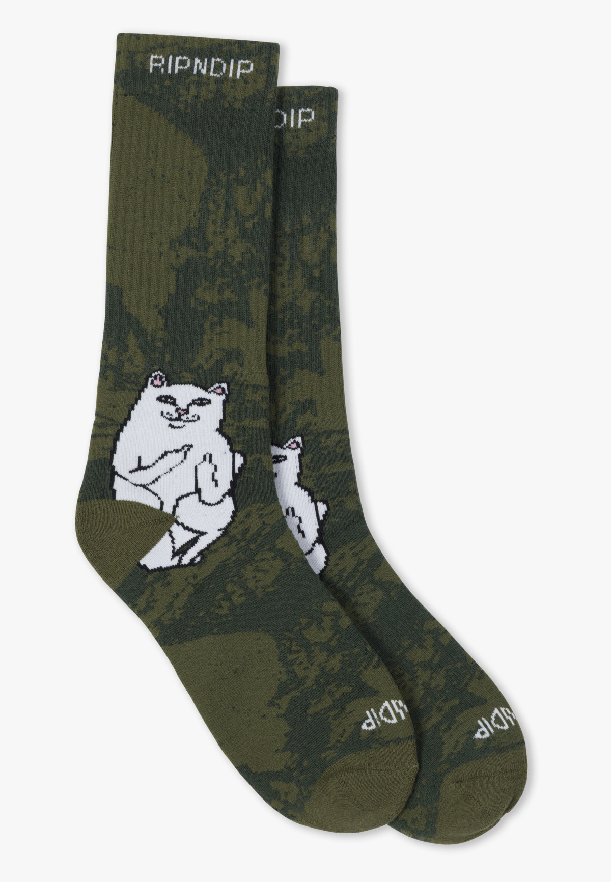 RIPNDIP Lord Nermal Socks Forest Camo