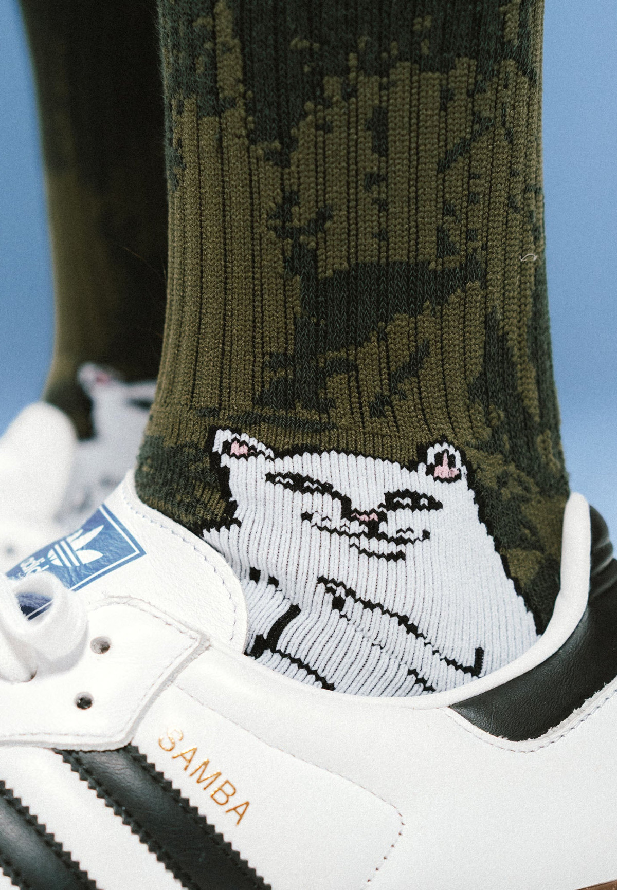 RIPNDIP Lord Nermal Socks Forest Camo