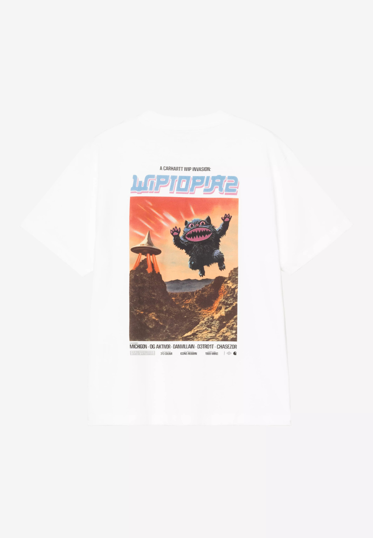 Carhartt WIP W' S/S Wiptopia II T-Shirt White - back