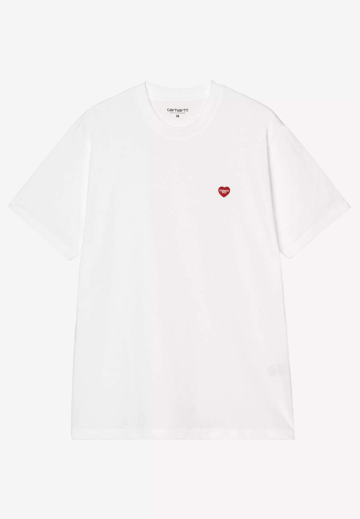 Carhartt WIP S/S Small Heart T-Shirt White / Red