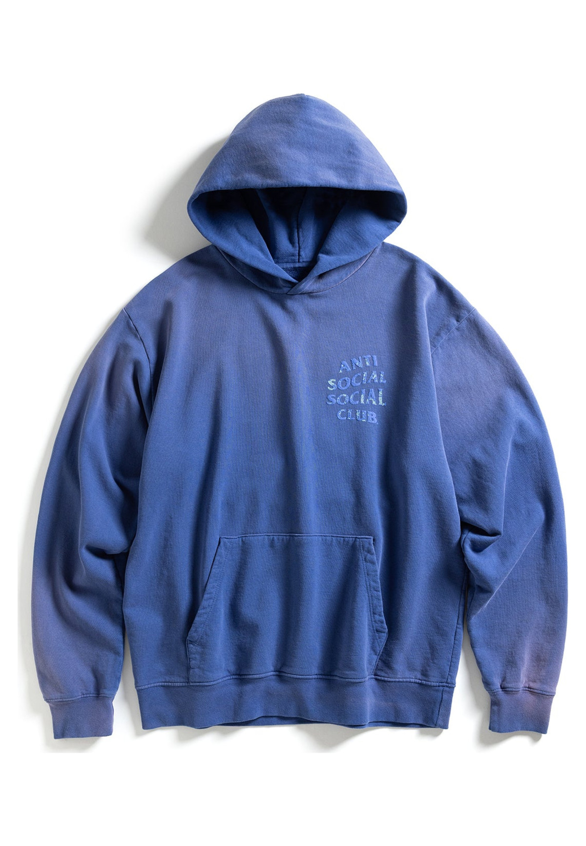 Anti Social Social Club Weathered Mind Games Hoodie Navy