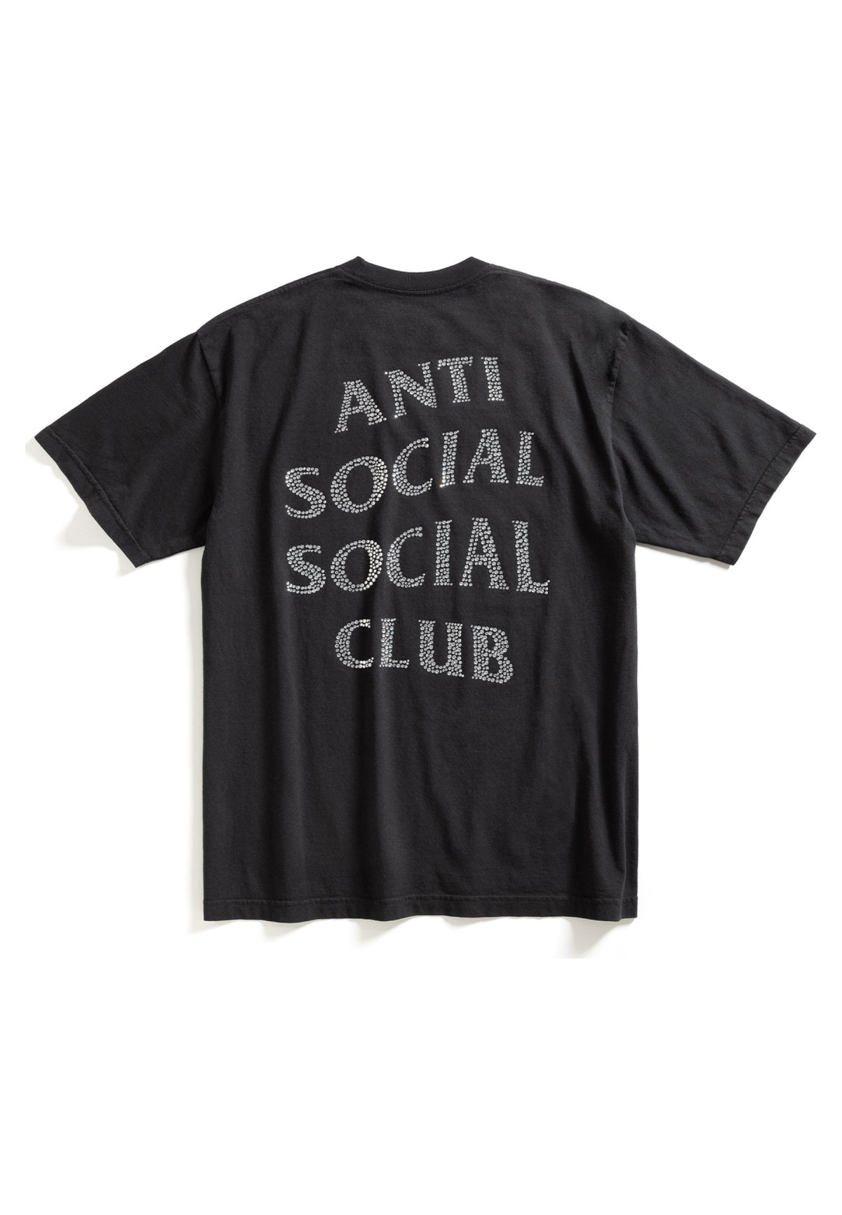 Anti Social Social Club Rhinestone Tee Black