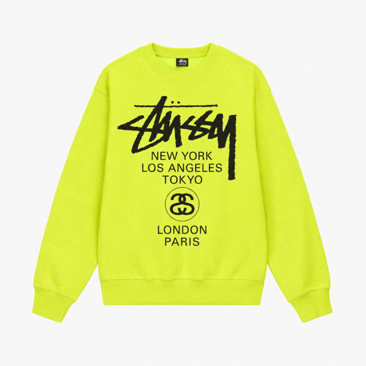 Stussy World Tour Crew Keylime