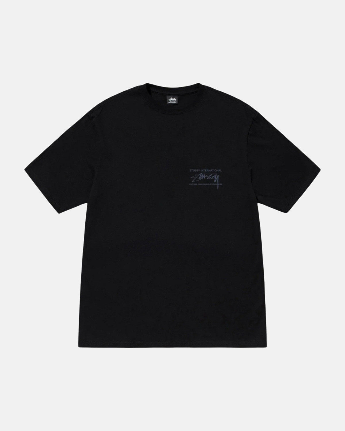 Stussy Smooth Int. Tee Black