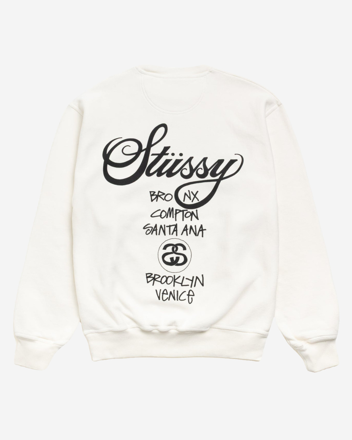 Stussy World Tour Crew Pigment Dyed Natural