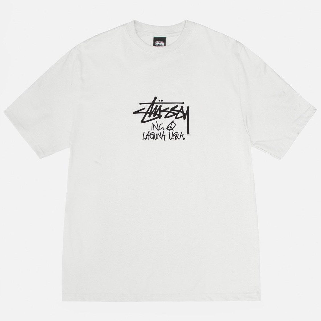 Stussy Laguna USA Pigment Dyed Tee White