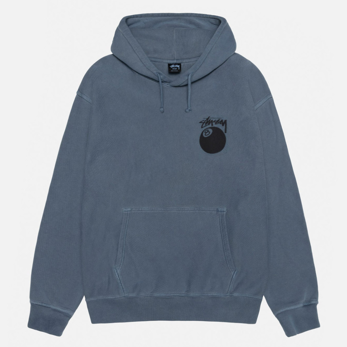 Stussy 8 Ball Pigment Dyed Hood Navy