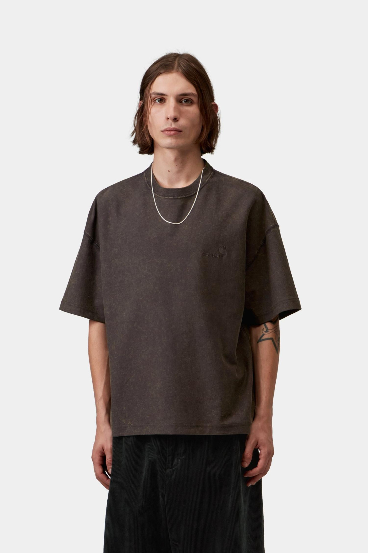 Carhartt WIP S/S Lambert T-Shirt Tobacco moon wash
