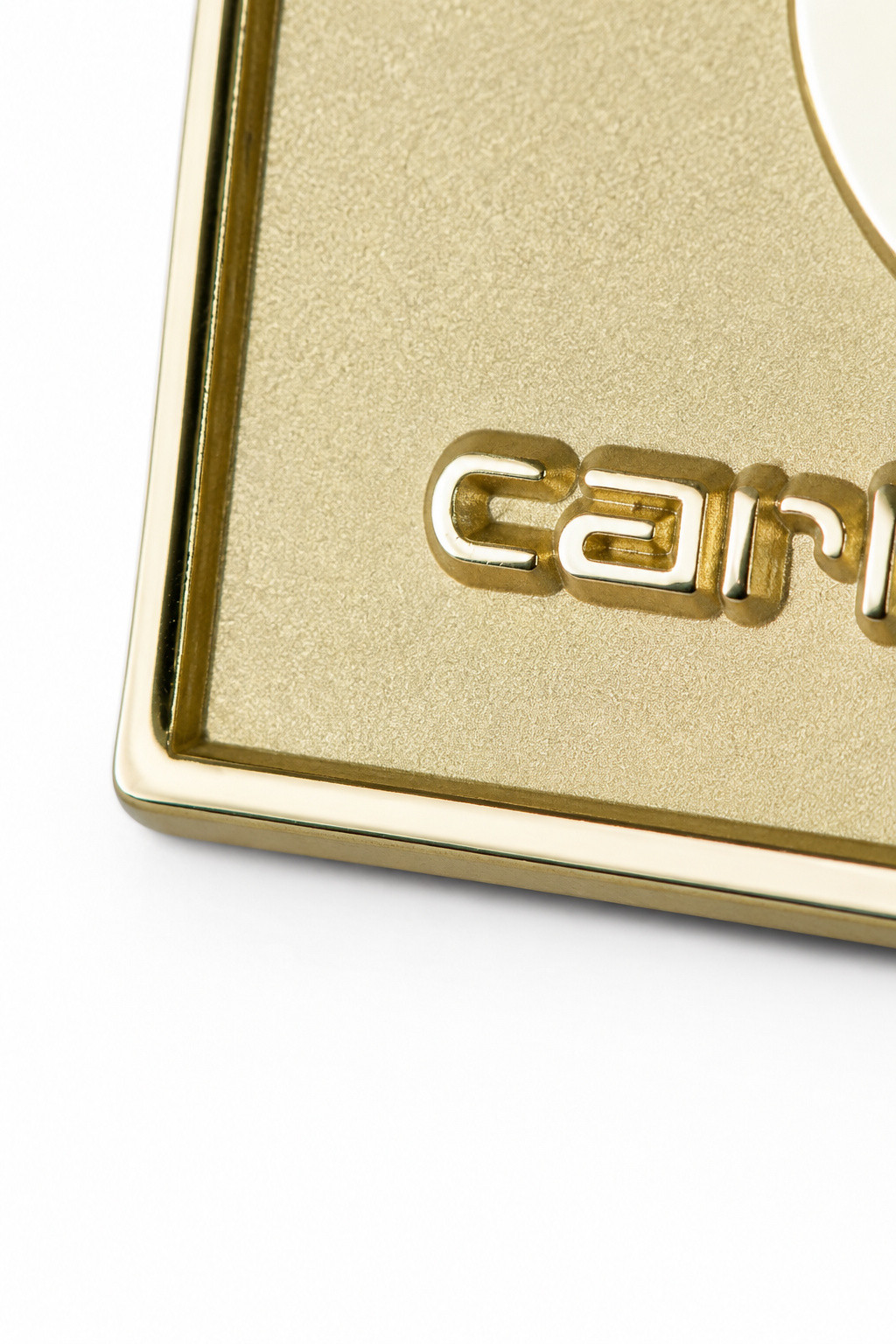 Carhartt WIP Square Label Pin Gold