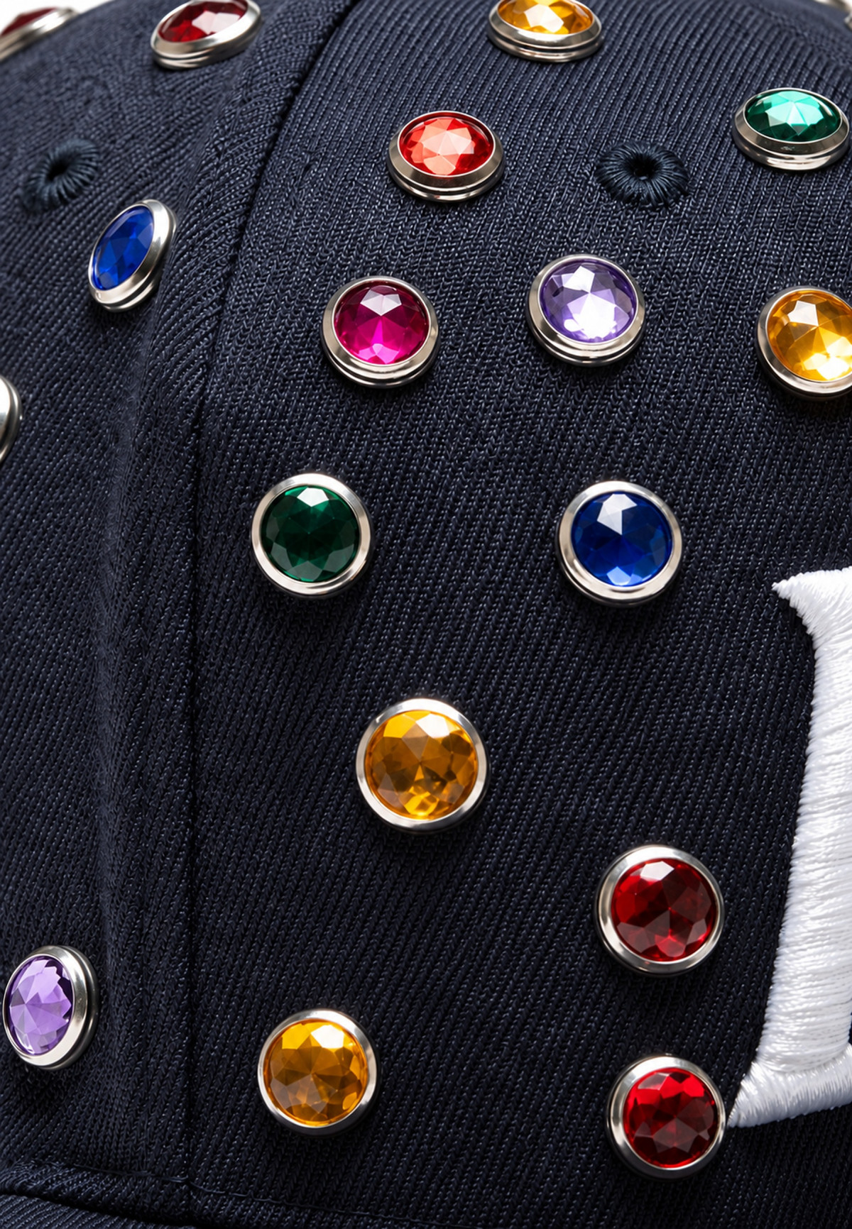 Anti Social Social Club Crystal Stud Cap Navy