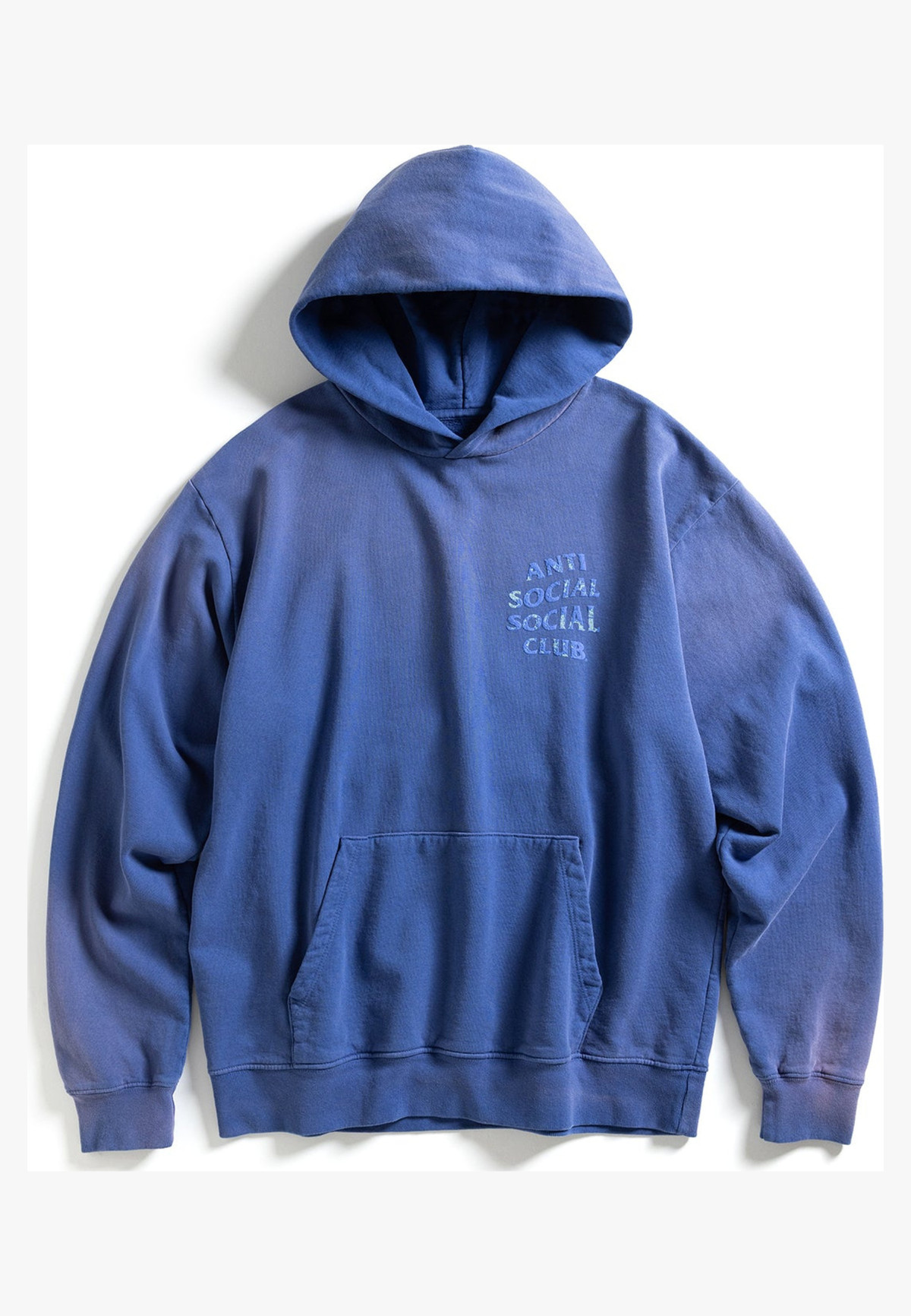 Anti Social Social Club Weathered Mind Games Hoodie Navy