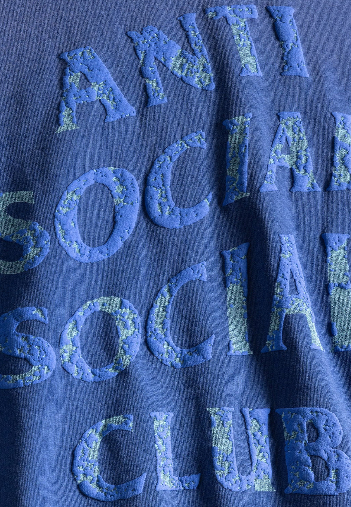 Anti Social Social Club Weathered Mind Games Hoodie Navy