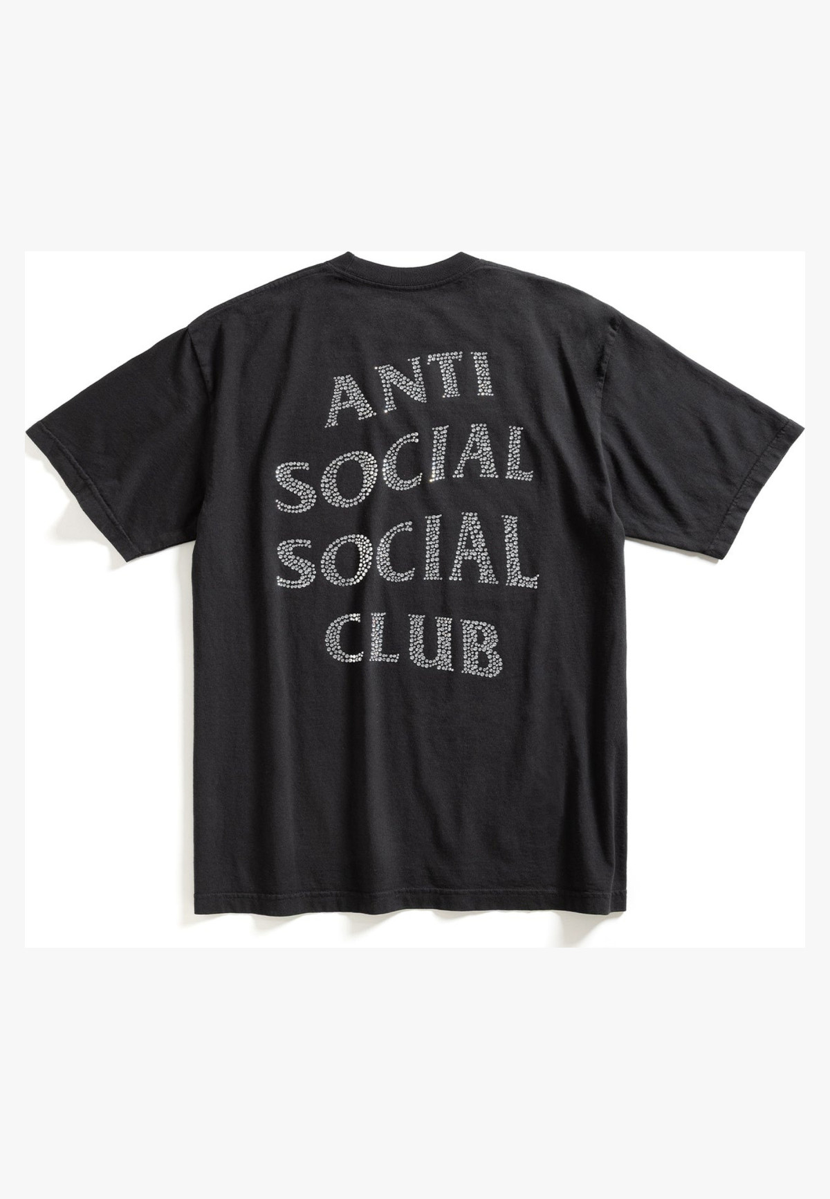 Anti Social Social Club Rhinestone Tee Black