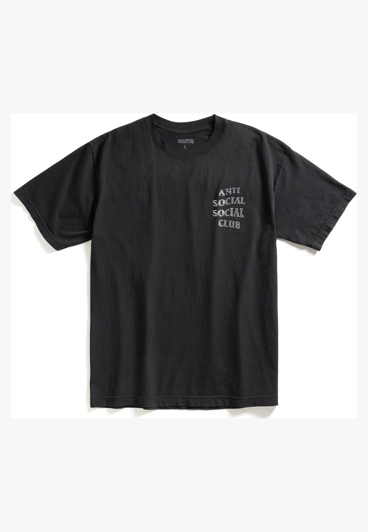 Anti Social Social Club Rhinestone Tee Black