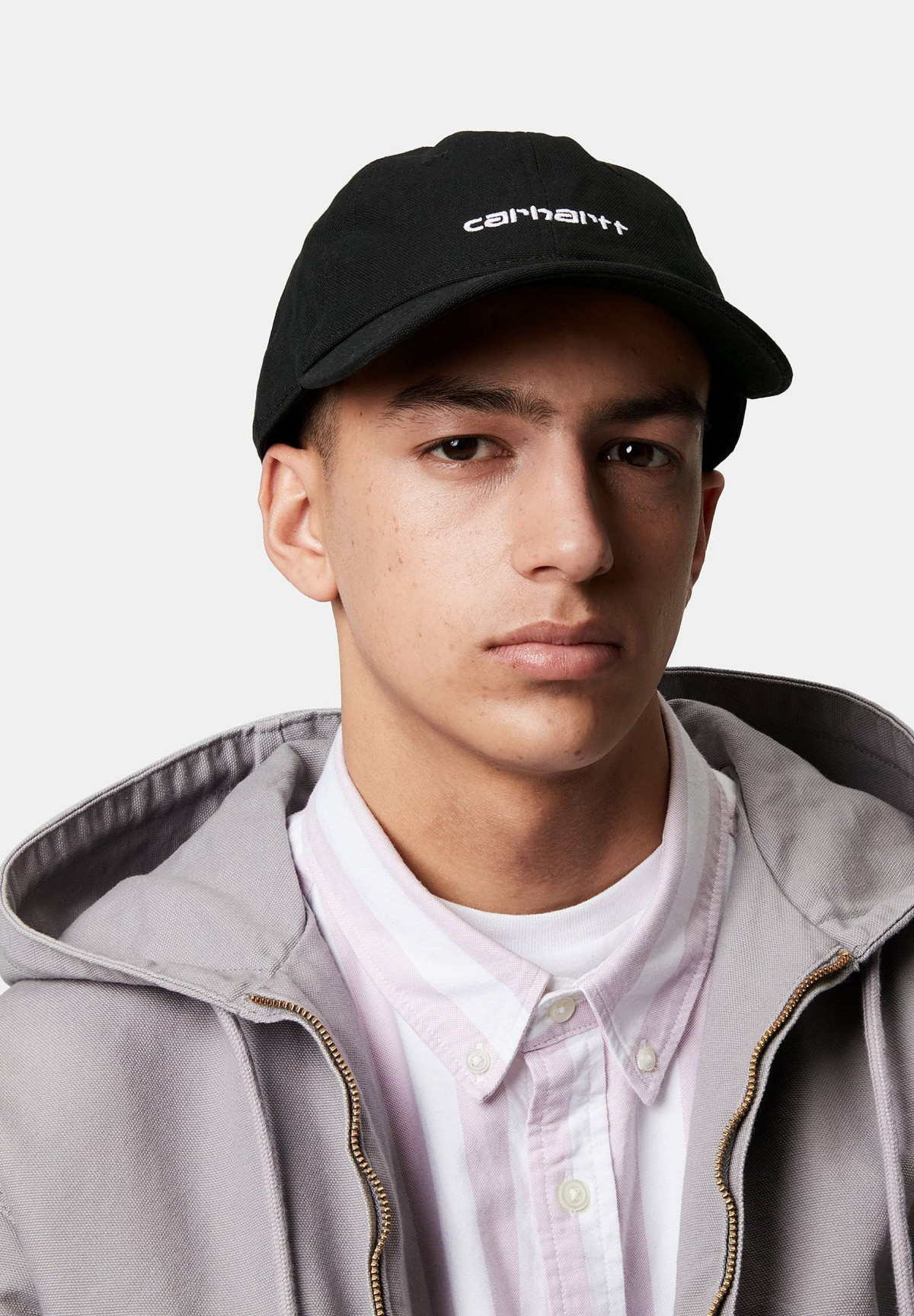 Carhartt WIP Canvas Script Cap Black