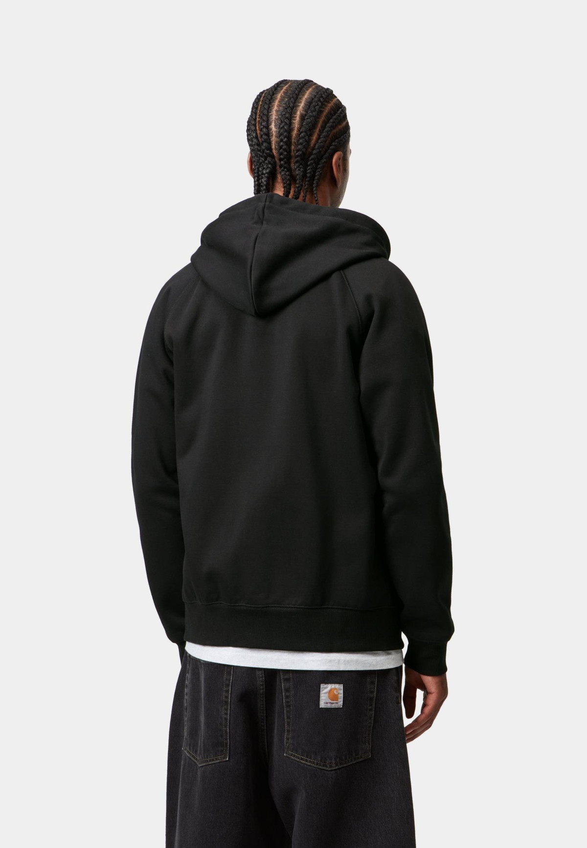 Carhartt WIP Hooded Chase Jacket Black / Gold