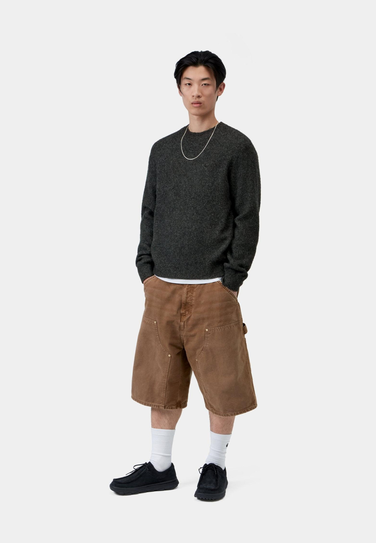 Carhartt WIP Curtis Sweater Tangled Black