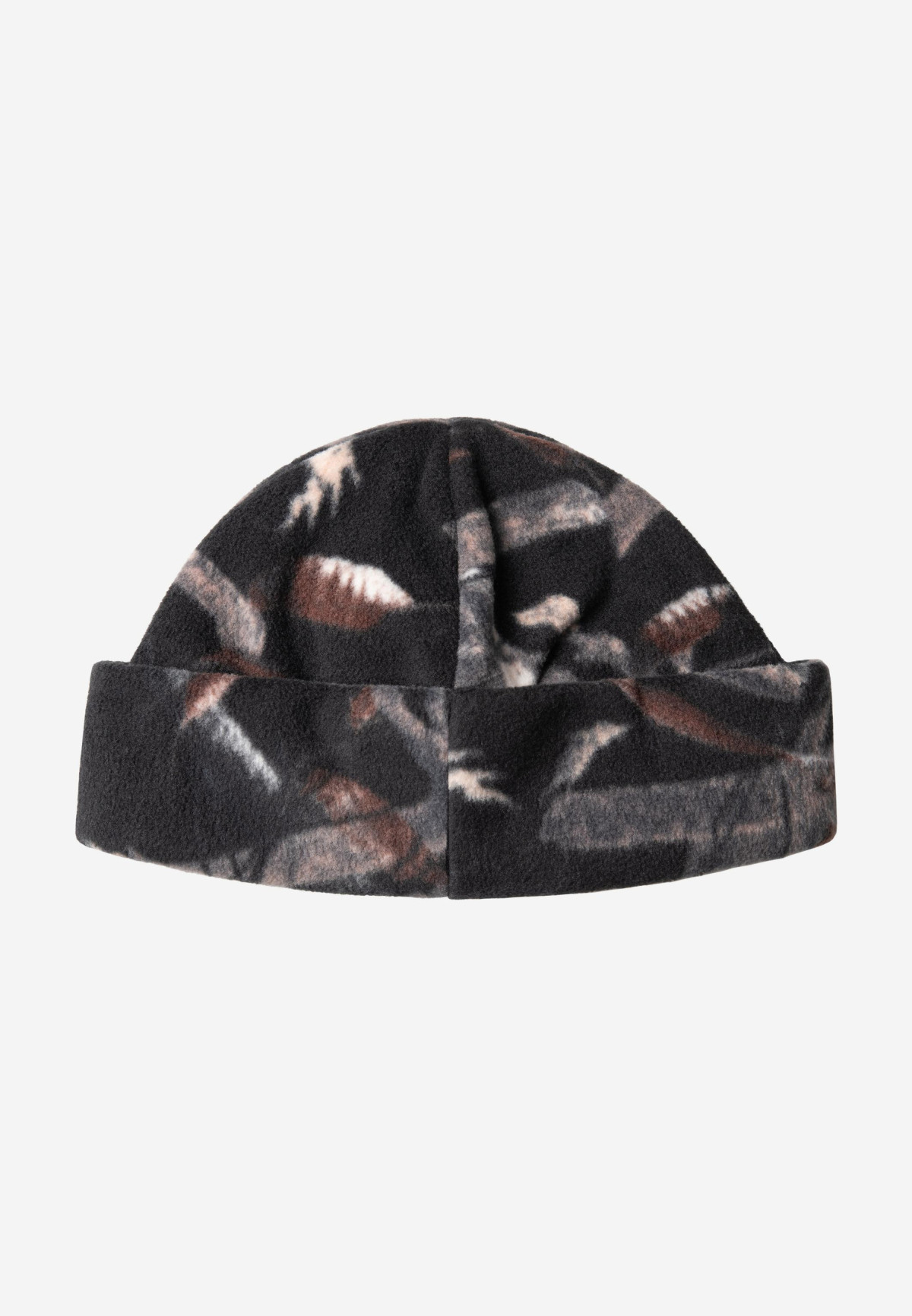 Carhartt WIP Blevin Beanie Camo Feather Tree, Black