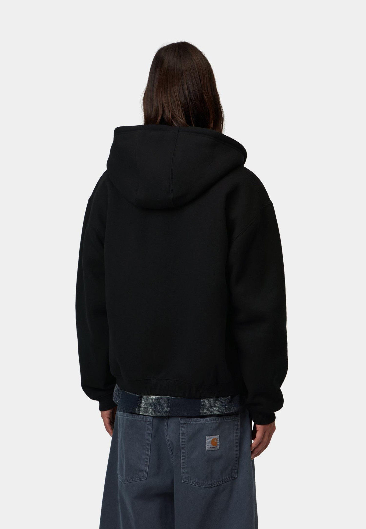 Carhartt WIP Hooded Ebbert Jacket Black / White
