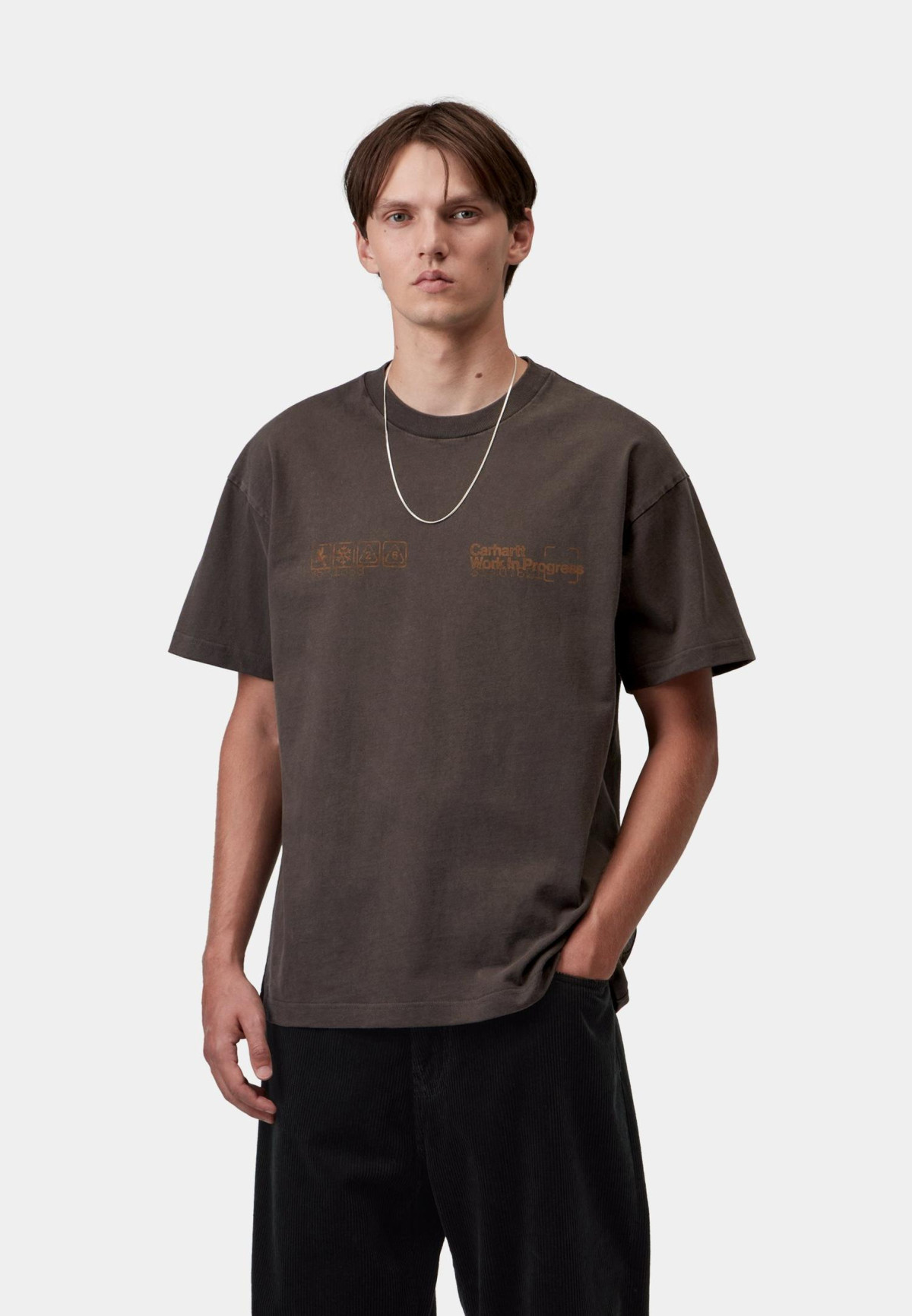 Carhartt WIP S/S Boxed T-Shirt Tobacco