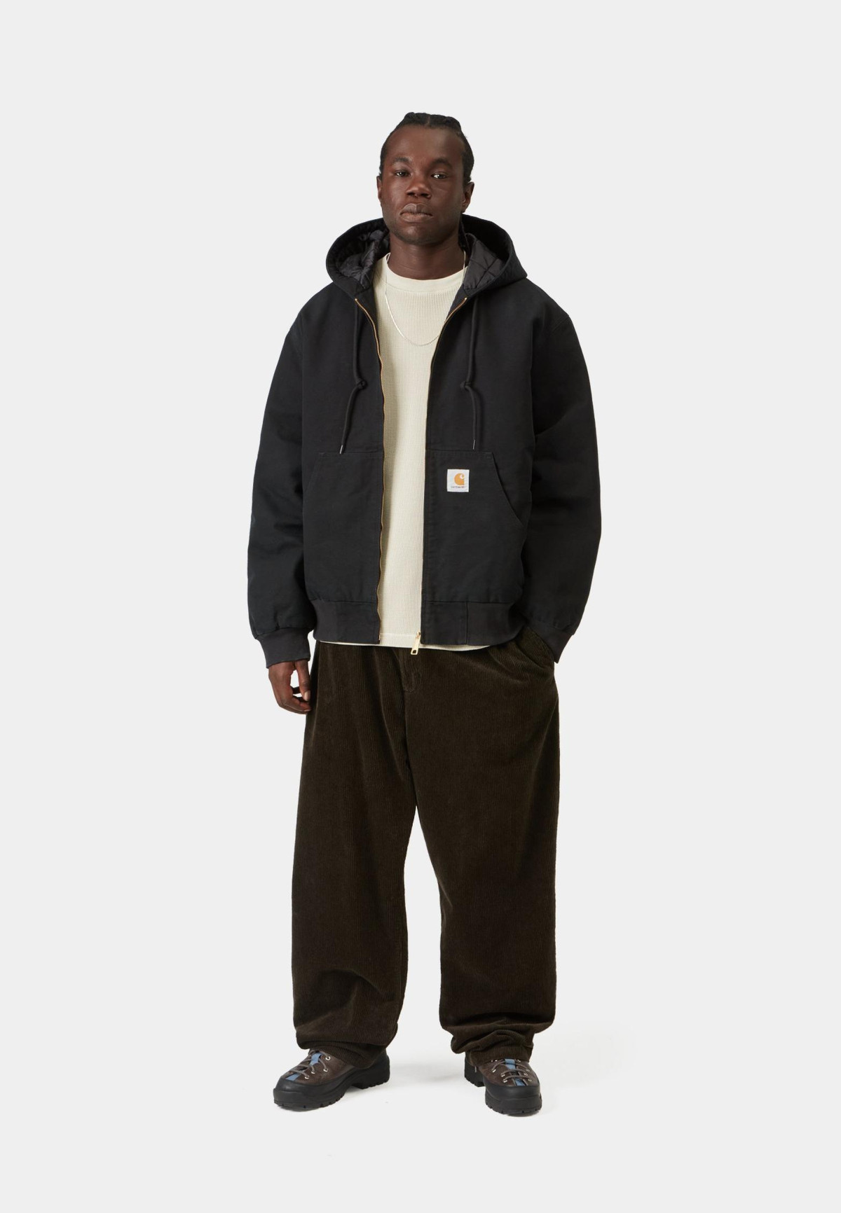 Carhartt WIP OG Active Jacket Black stone canvas
