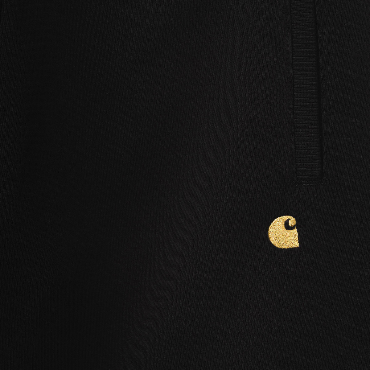 Carhartt WIP Chase Sweat Shorts Black / Gold