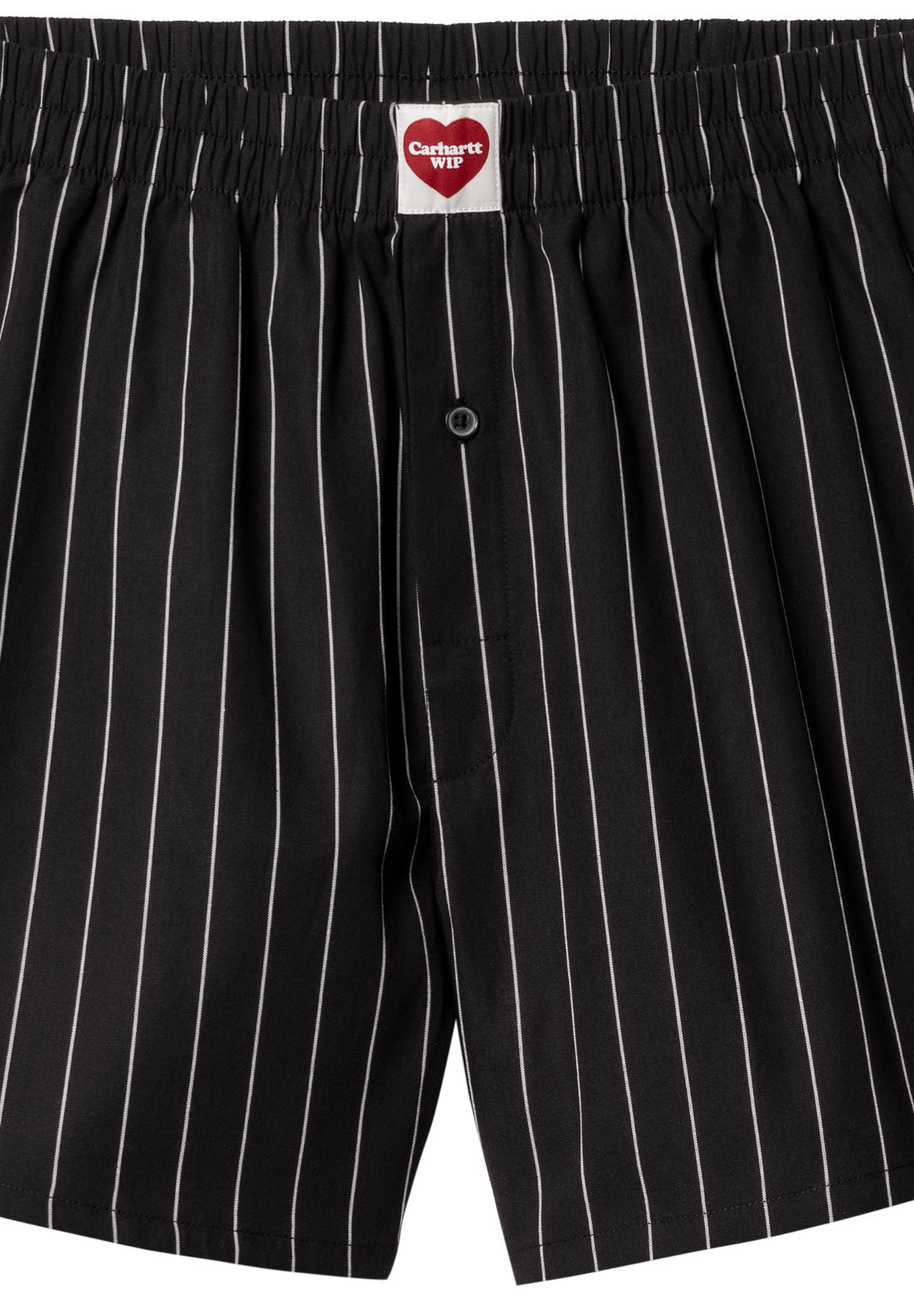 Carhartt WIP Cotton Heart Boxer Seaton Stripe Black