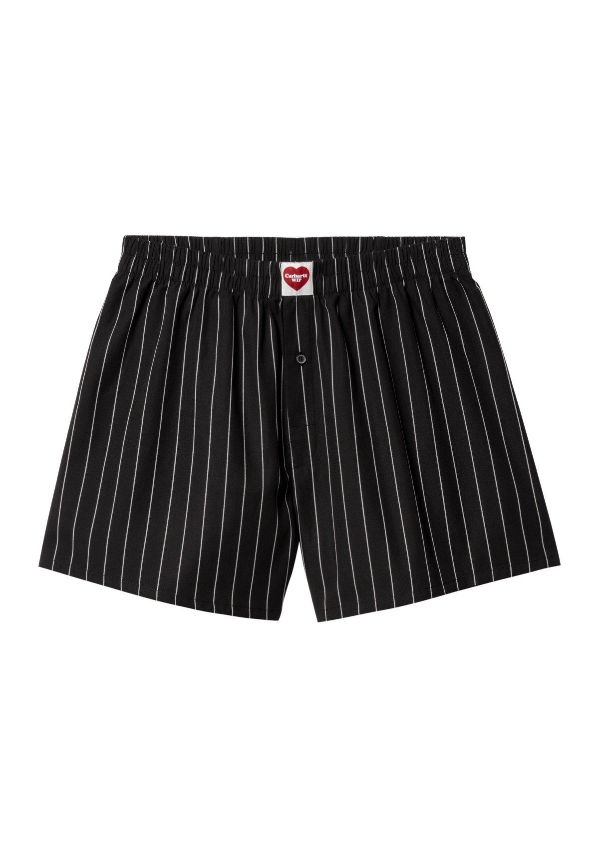 Carhartt WIP Cotton Heart Boxer Seaton Stripe Black