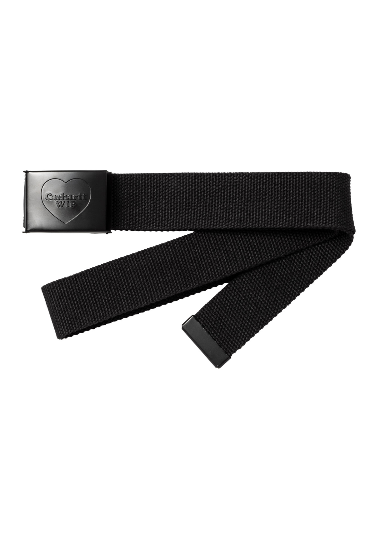 Carhartt WIP Heart Clip Belt Black / Black