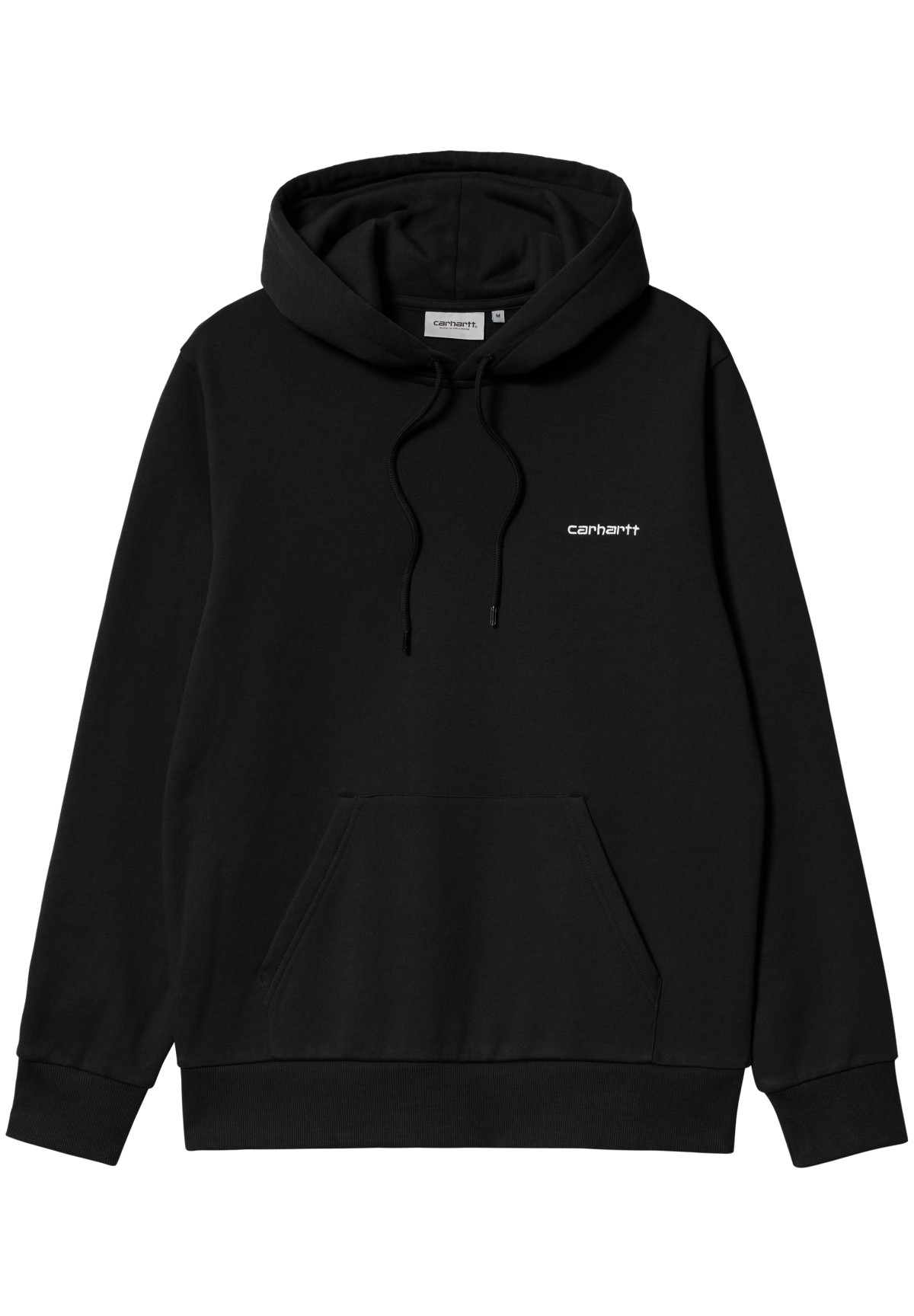 Carhartt WIP Hooded Script Embroidery Sweat Black