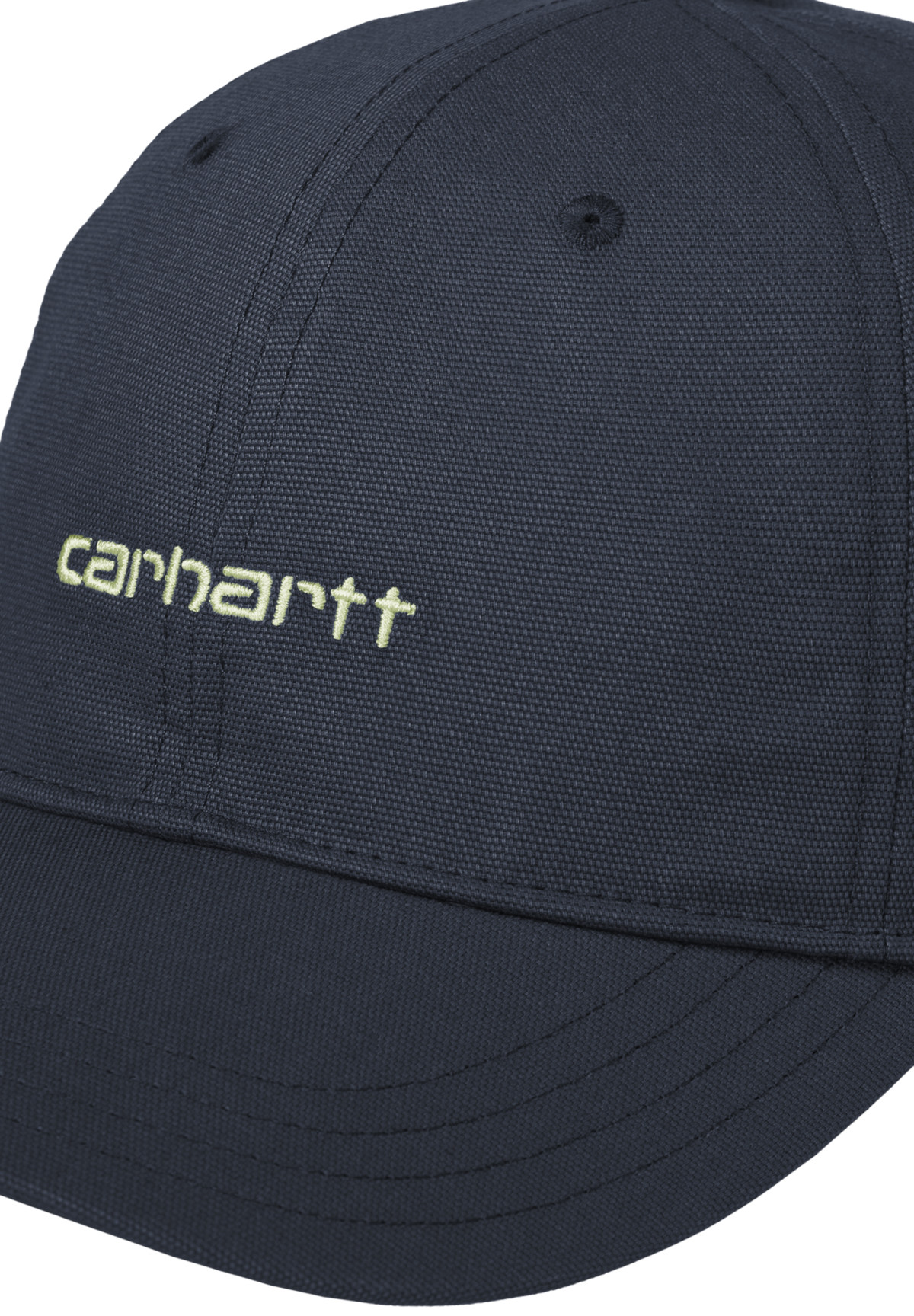 Carhartt WIP Canvas Script Cap Deep Night / Gentle Green