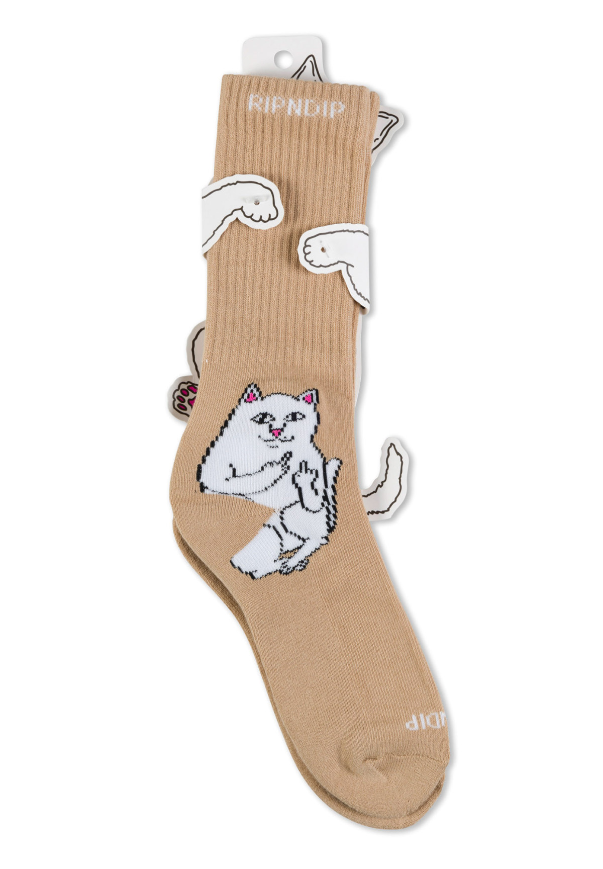 Skarpetki RipNDip Lord Nermal Socks Almond