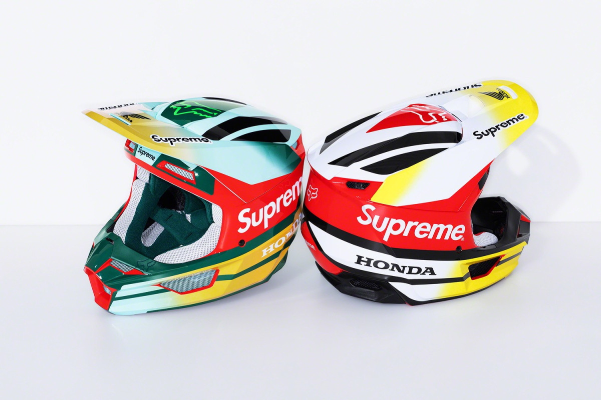 Supreme® Honda Fox Racing V1 Helmet Red