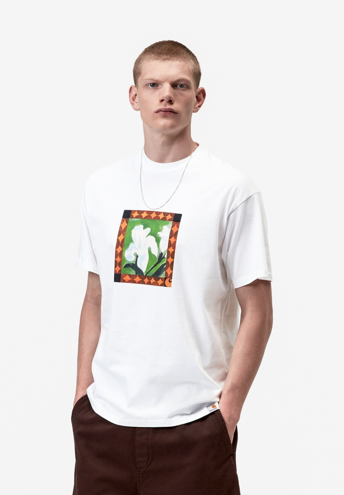 Carhartt WIP S/S Julia Klenovsky T-Shirt White