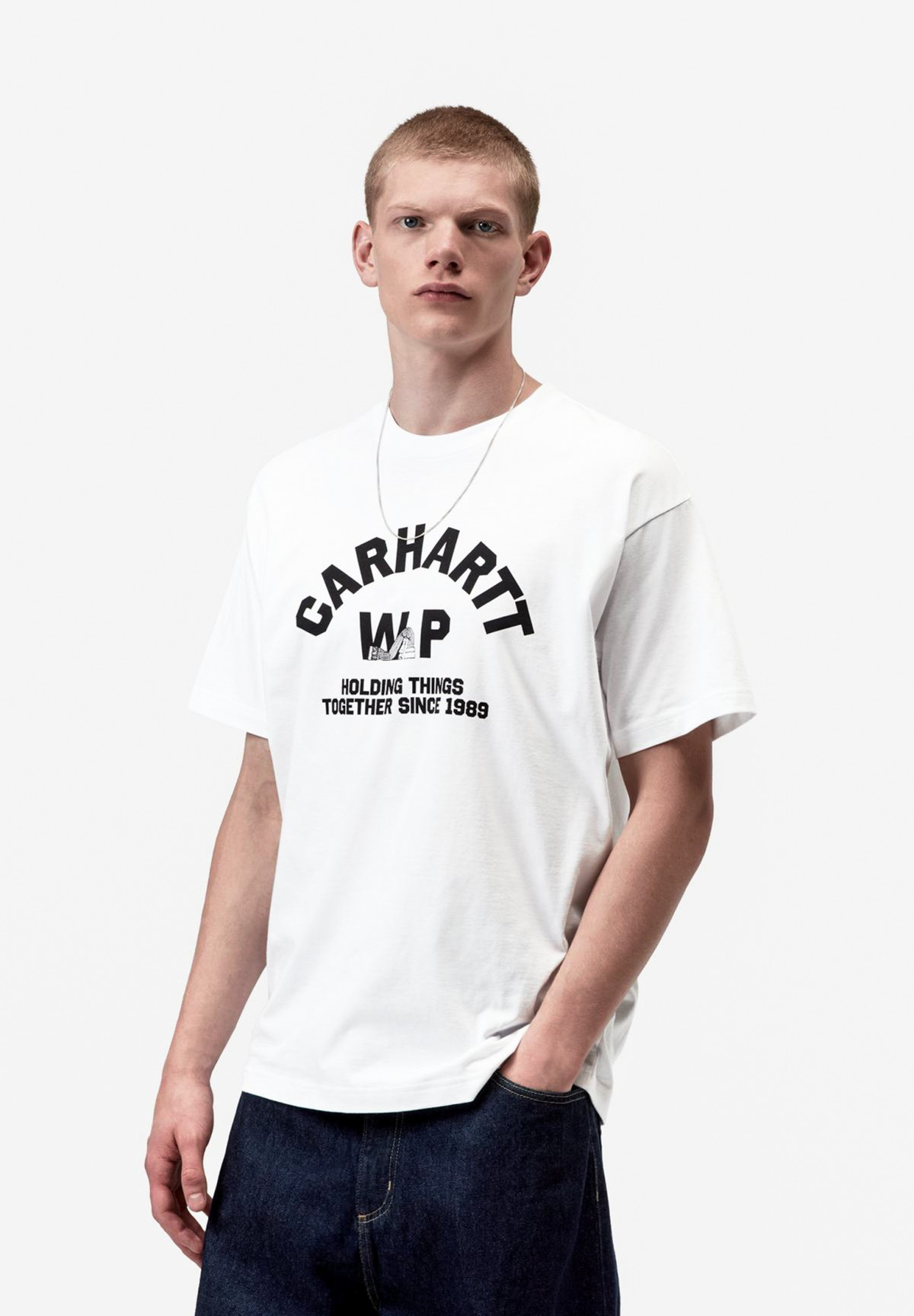 Carhartt WIP S/S Column T-Shirt White