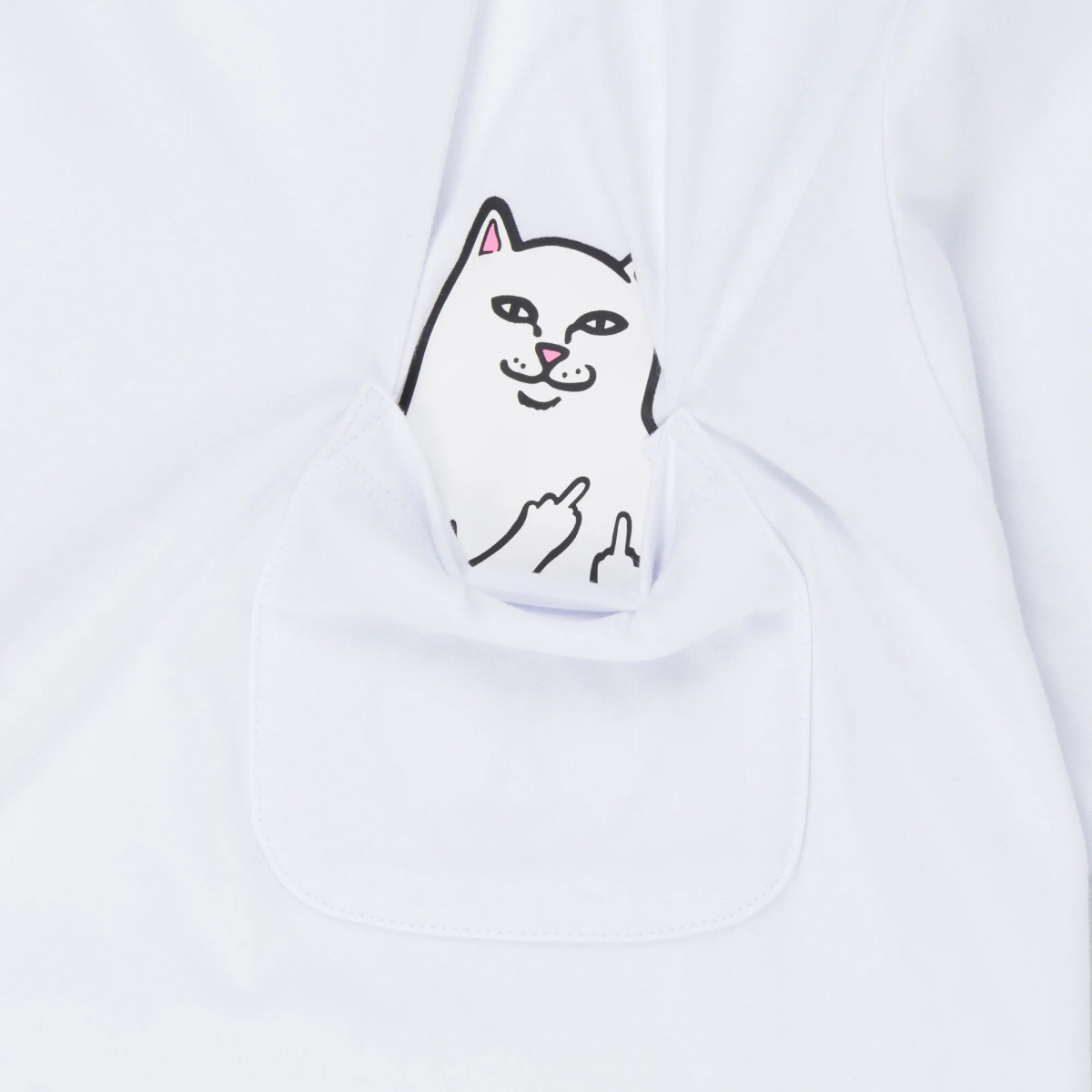 RipNDip Lord Nermal Pocket Tee White