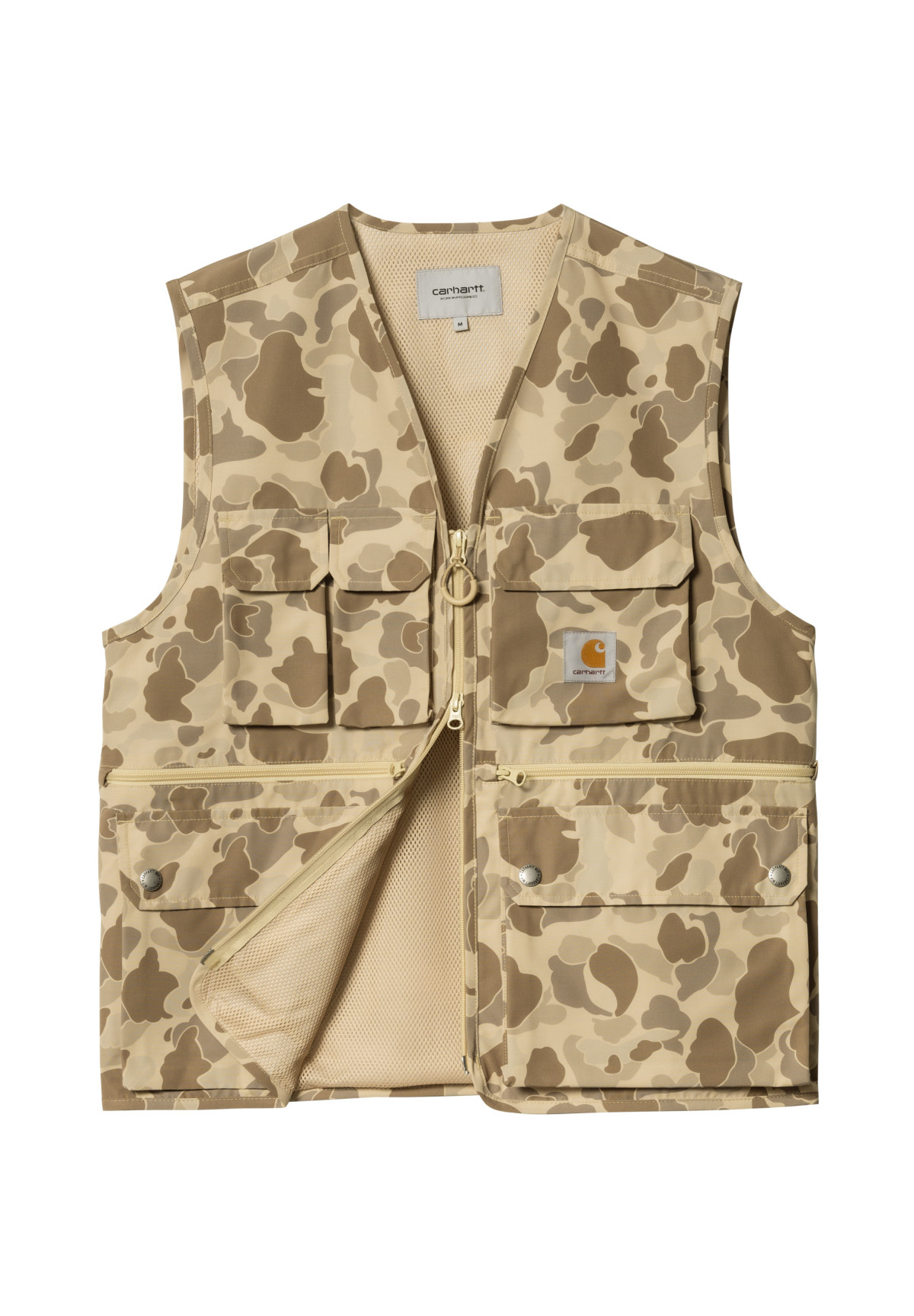 Carhartt WIP Irwin Vest Camo Duck Desert