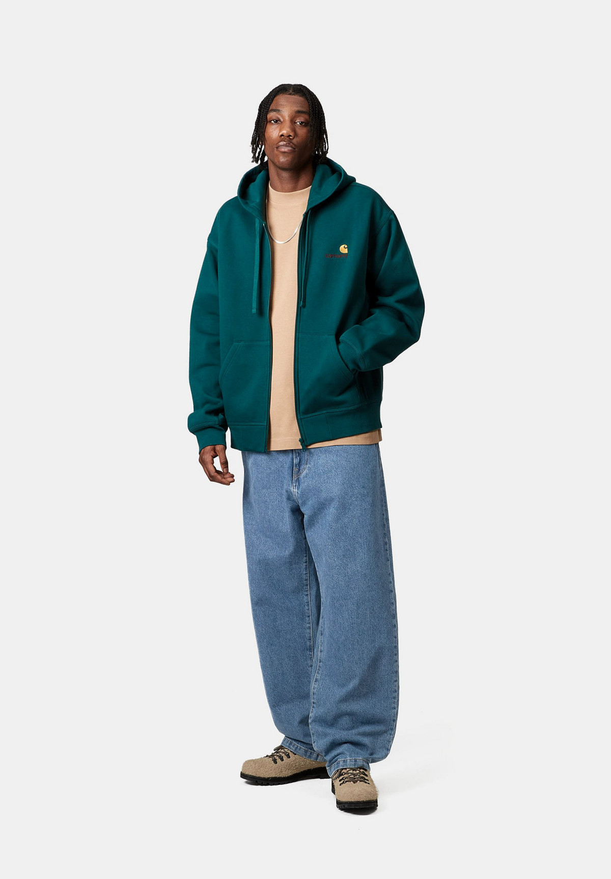 Carhartt WIP Landon Pant Blue Heavy Stone Washed