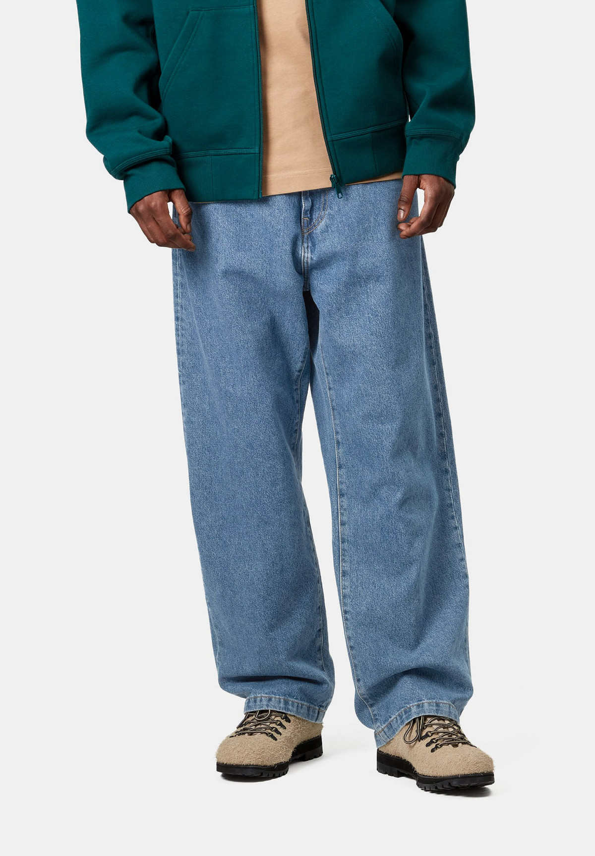 Carhartt WIP Landon Pant Blue Heavy Stone Washed