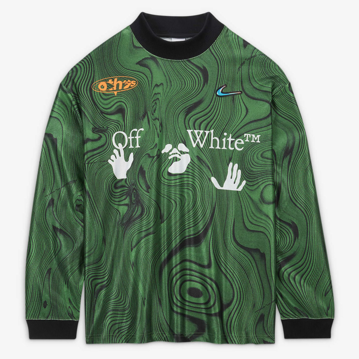 Nike x Off-White™ Men's Allover Print Jersey Kelly Green