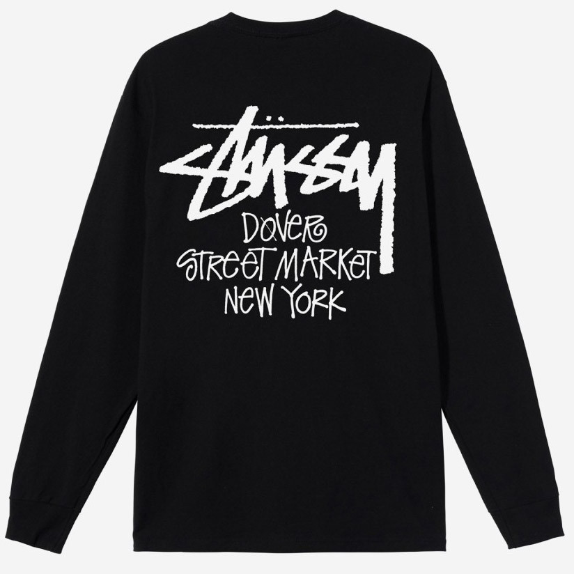 Stussy x DSM New York Stock LS Tee Black