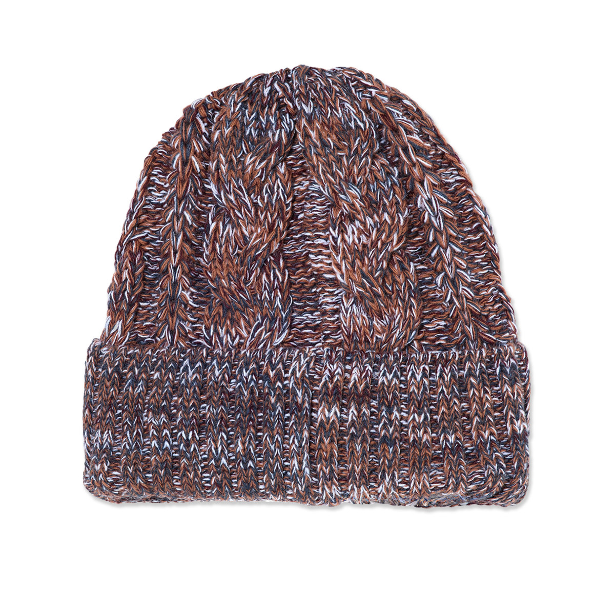 Polar Skate Co. Braid Beanie Rust