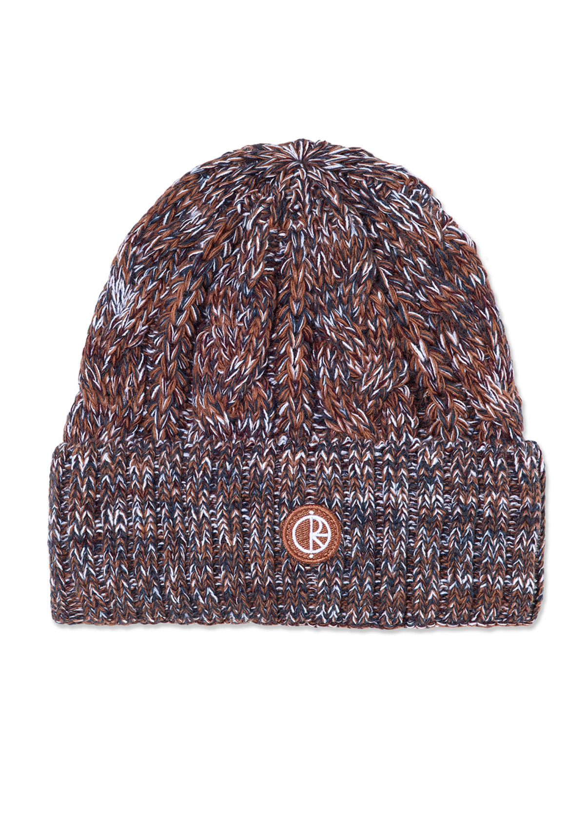 Polar Skate Co. Braid Beanie Rust