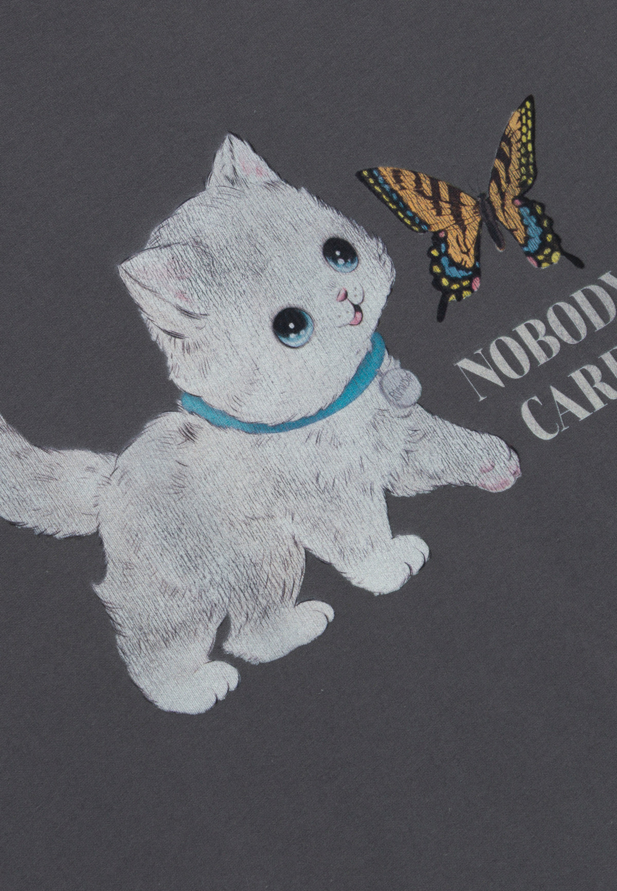 RIPNDIP Nobody Cares Tee Charcoal
