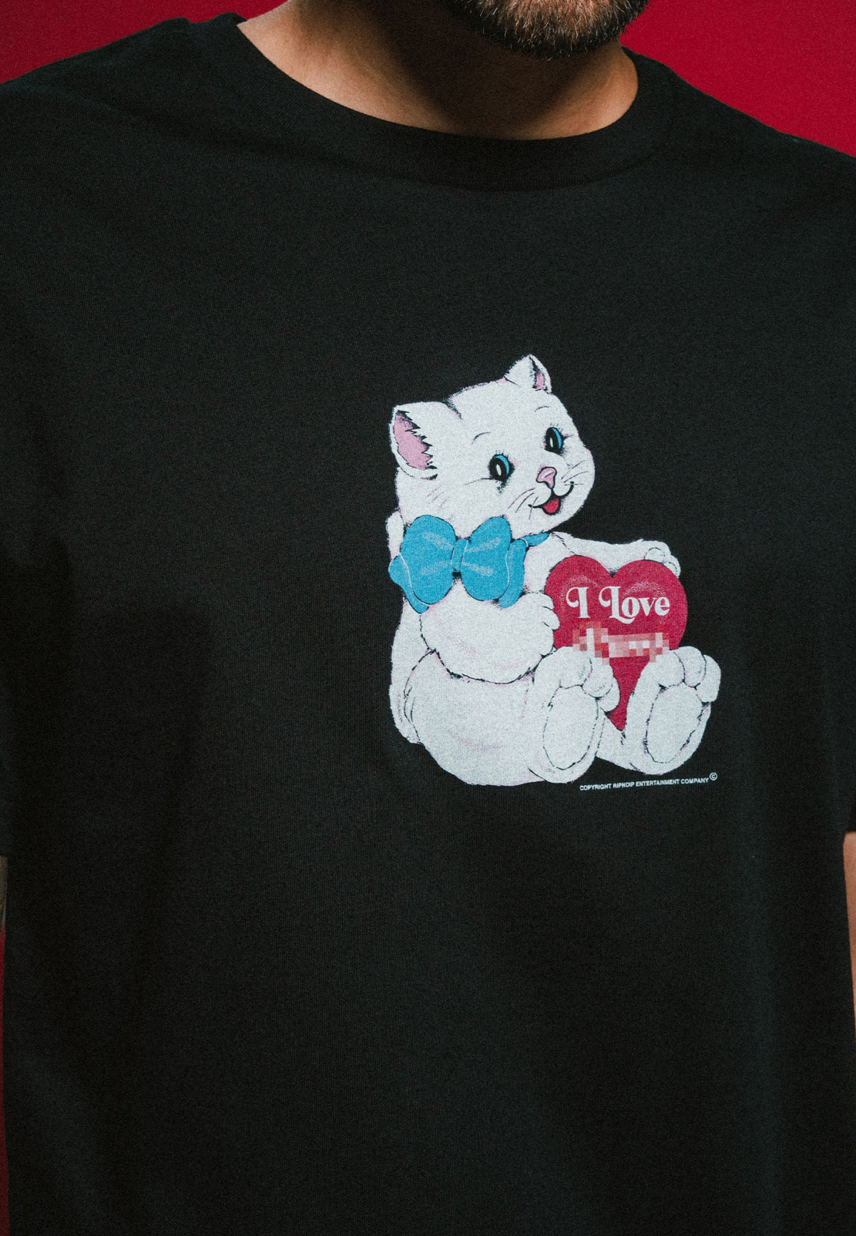 RIPNDIP I Love Cats Tee Black